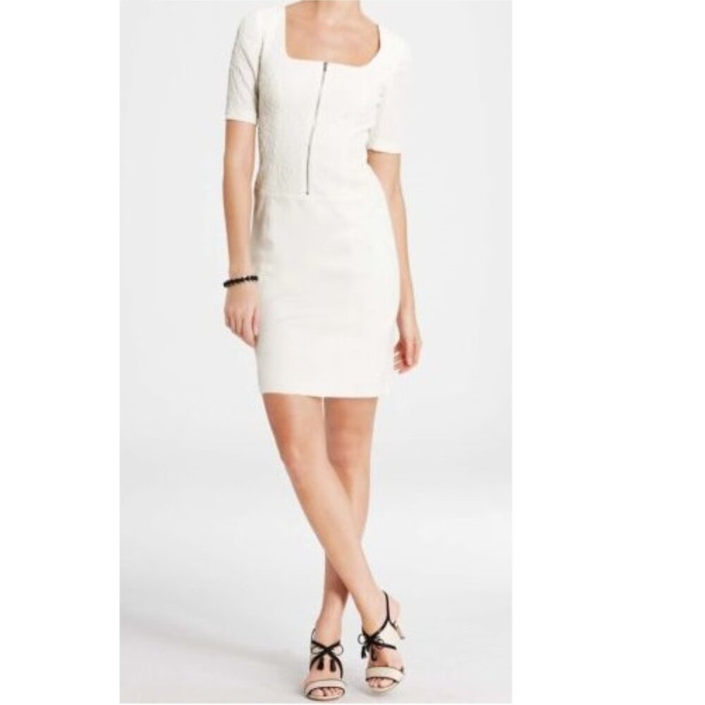 ANN TAYLOR SHEATH FRONT ZIPPER DRESS SIZE 0P